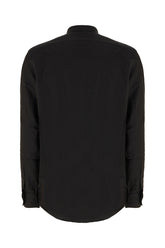 Black cotton blend shirt -  | Wise