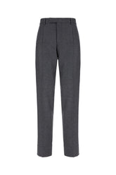 Pantalone in lana grigio scuro -  | Wise