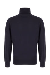Maglione in misto cashmere blu notte -  | Wise