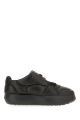 Black nappa leather Puffer sneakers -  | Wise