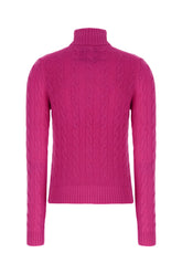 Maglione in misto lana fucsia -  | Wise