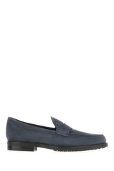 Mocassini in pelle scamosciata blu navy -  | Wise