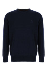 Maglione in lana blu notte -  | Wise
