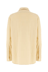 Camicia in popeline beige -  | Wise