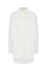 Camicia in misto cotone bianco -  | Wise