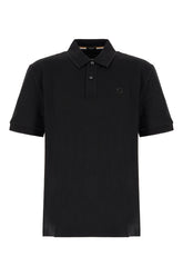 Polo in piquet nero -  | Wise