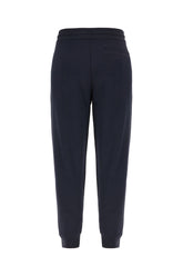 Pantalone jogging in misto cotone blu navy -  | Wise