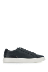 Black leather sneakers -  | Wise