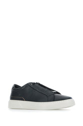 Black leather sneakers -  | Wise