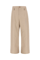 Pantalone in cotone tortora -  | Wise