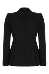 Black wool blazer -  | Wise