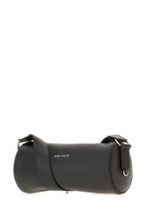 Borsa a tracolla Roller piccola in pelle nera -  | Wise