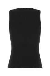 Top in cotone nero -  | Wise