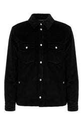 Giubbino in velluto a coste nero -  | Wise