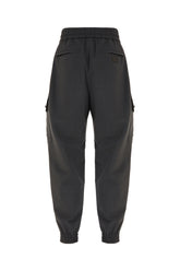 Pantalone in misto lana stretch grafite -  | Wise