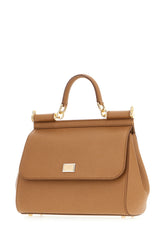 Brown leather large Sicily handbag -  | Wise