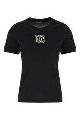 Black cotton t-shirt -  | Wise