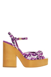 Sandali in tessuto ricamato -  | Wise