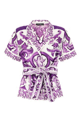Printed silk shirt -  | Wise