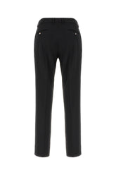 Pantalone in lana stretch nero -  | Wise