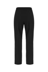 Pantalone in misto poliestere stretch nero -  | Wise