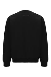 Felpa in cotone nero -  | Wise