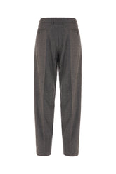 Pantalone in lana grigio scuro -  | Wise