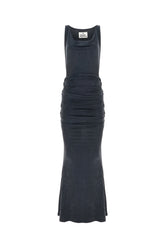 Abito in cupro stretch nero -  | Wise