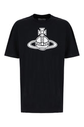 T-shirt oversize in cotone nero -  | Wise