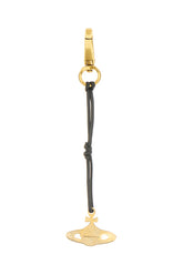 Portachiavi Orb bicolor in pelle e tessuto -  | Wise