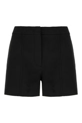 Black wool shorts -  | Wise