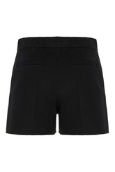 Black wool shorts -  | Wise