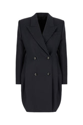Cappotto in lana blu notte -  | Wise