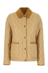 Giubbino imbottito in nylon beige -  | Wise