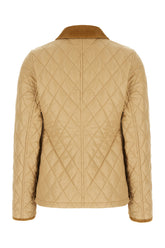 Giubbino imbottito in nylon beige -  | Wise