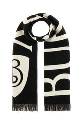 Embroidered wool scarf -  | Wise