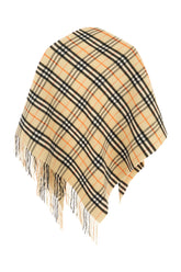 Embroidered wool blend cape -  | Wise