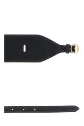 Cintura in pelle scamosciata nera -  | Wise