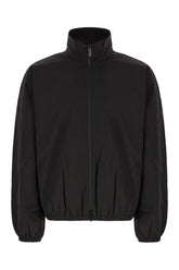 Giubbino in misto nylon stretch nero -  | Wise