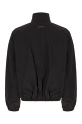 Giubbino in misto nylon stretch nero -  | Wise