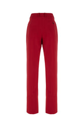 Pantalone in misto lana stretch rossa -  | Wise