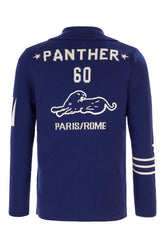 Cardigan in lana blu -  | Wise