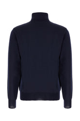 Maglione in lana blu notte -  | Wise