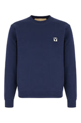 Felpa in cotone blu navy -  | Wise