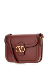 Borsa a tracolla 9to5 in pelle bordeaux -  | Wise
