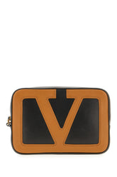 Clutch in pelle nera -  | Wise