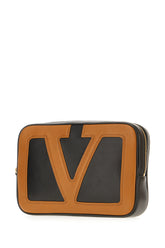 Clutch in pelle nera -  | Wise