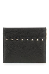 Porta carte in pelle nera -  | Wise
