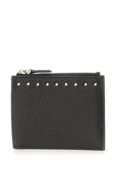 Porta carte in pelle nera -  | Wise