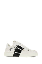 White leather VLTN sneakers -  | Wise